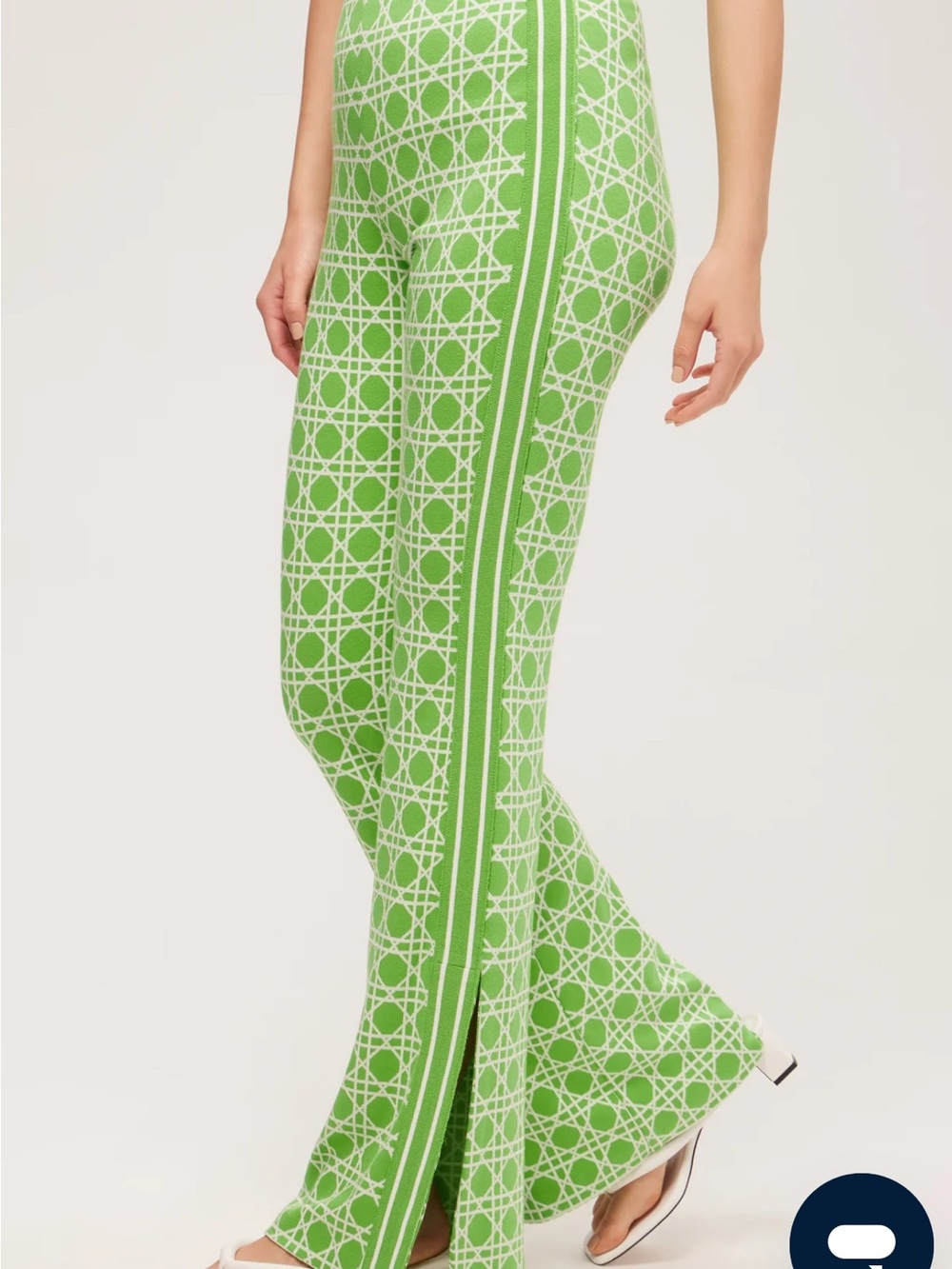Nwt trina turk geometric  Patterned Knit Flare Pants sz 4. $328